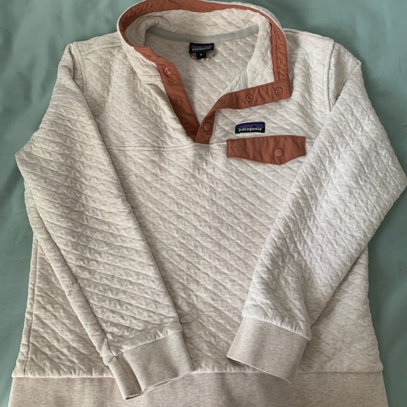 Patagonia Tops - Patagonia Organic Cotton Quilt Snap-T Pullover MED